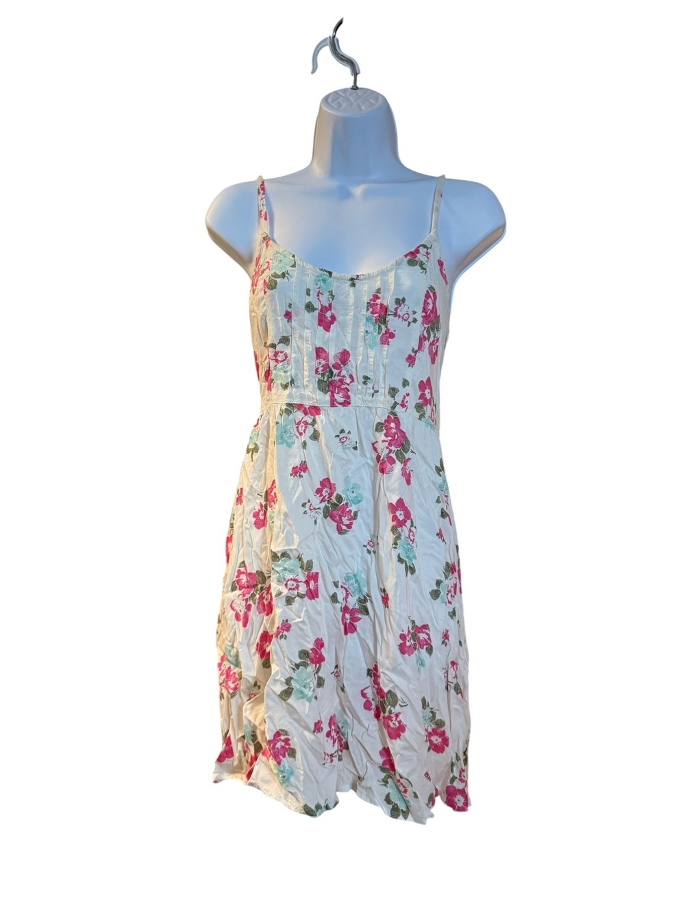 Hollister Floral Summer Dress with Corset Back